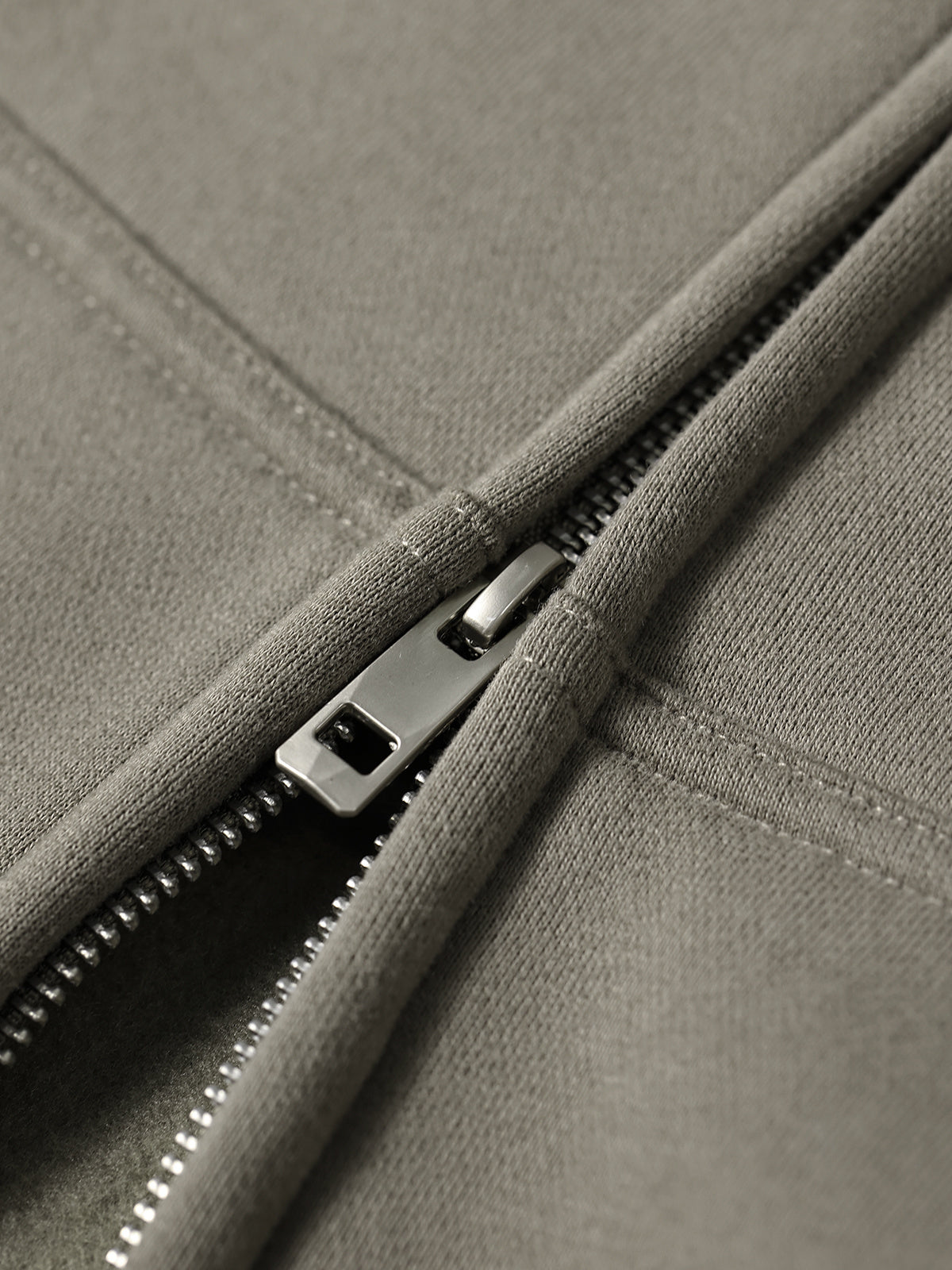 Unisex Solid Zip-up Hoodies