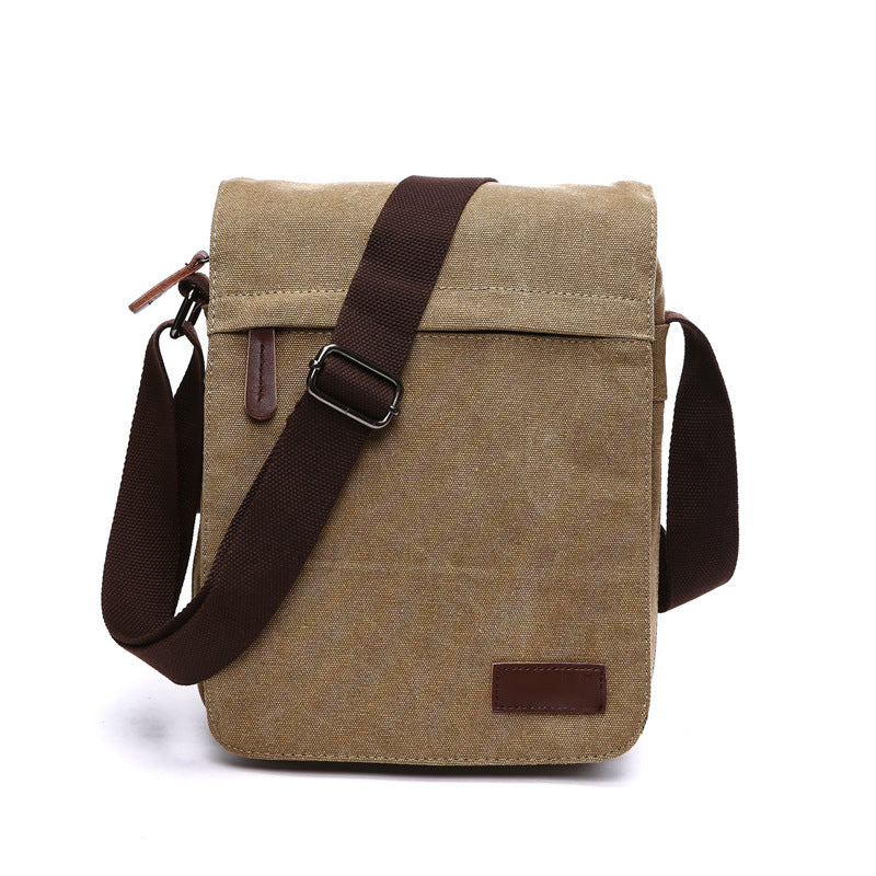 Vintage Canvas Crossbody Bag