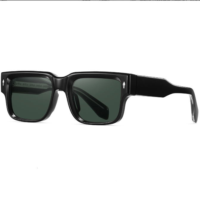 Rectangle Rivets Sunglasses