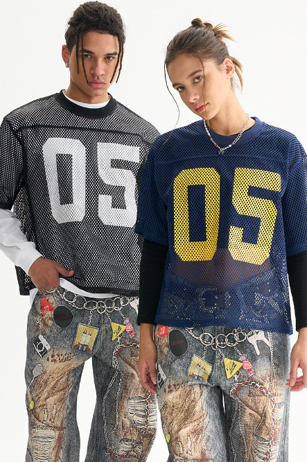 Men's Mesh Hollow #05 Jersey