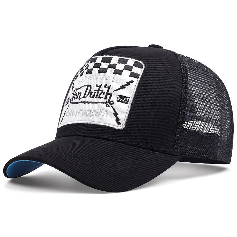 Embroidered Mesh Baseball Cap