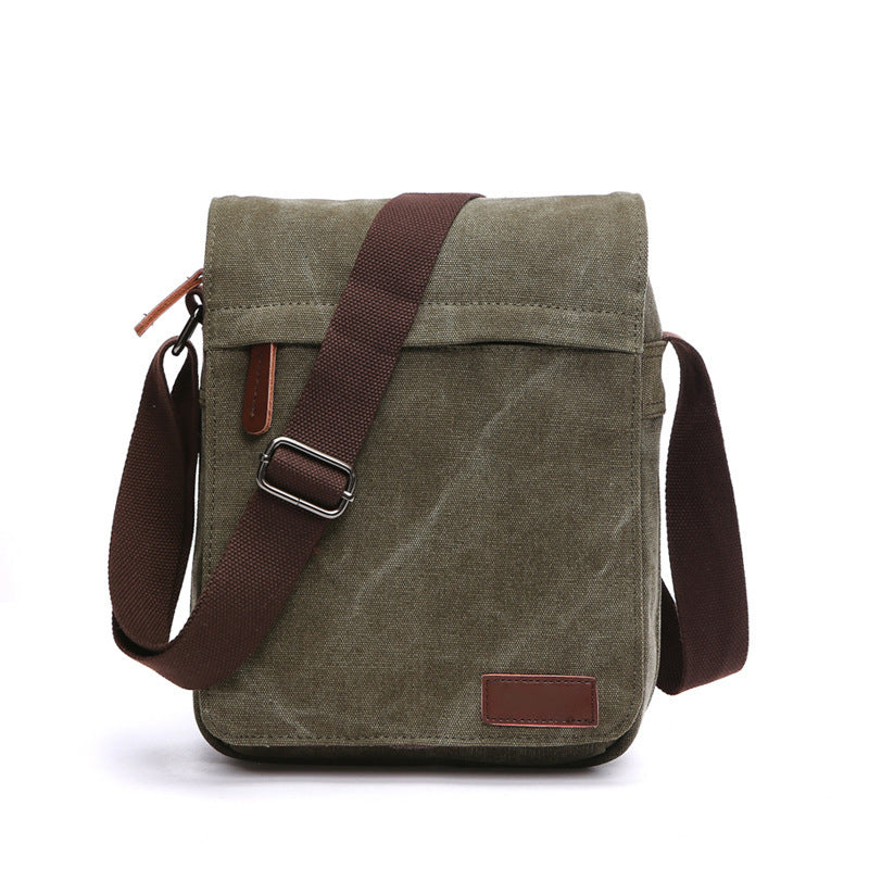 Vintage Canvas Crossbody Bag