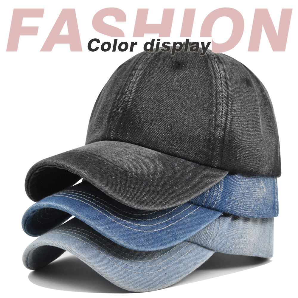 Washed  Denim Trucker Cap