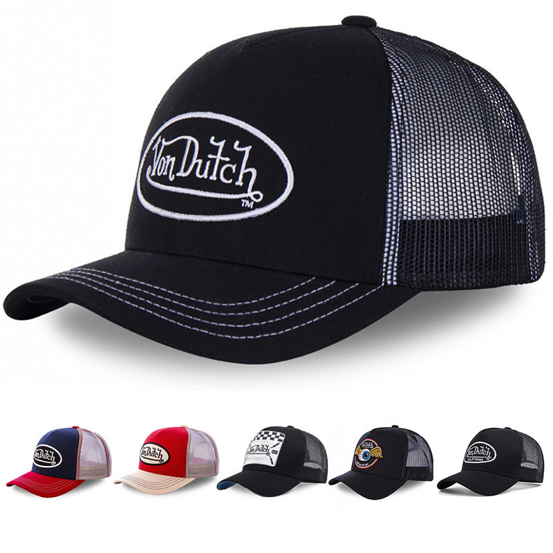 Embroidered Mesh Baseball Cap