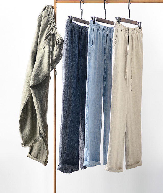 Unisex Linen Casual Pants