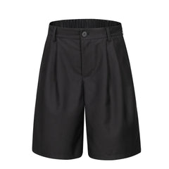 Blank Premium Elastic Waist Shorts