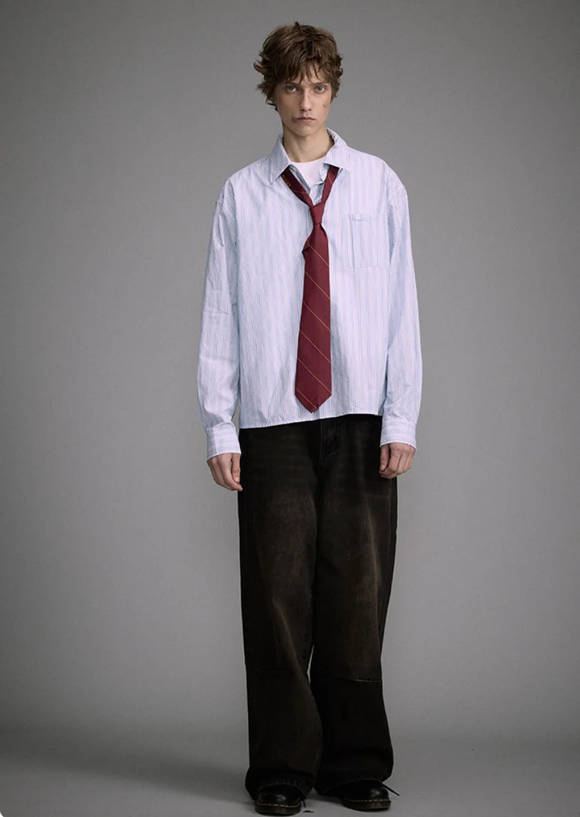 Striped Long-sleeved Shirt