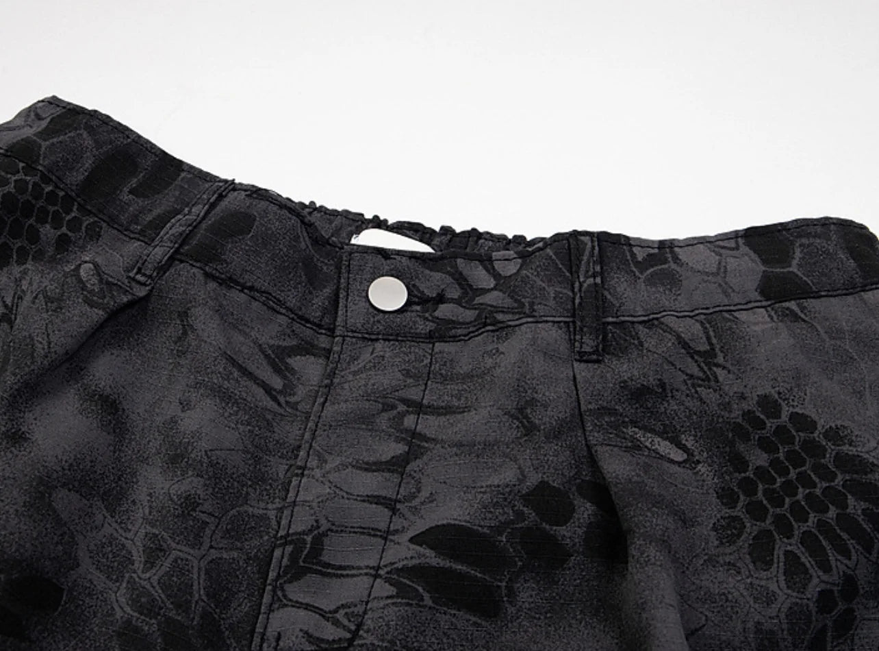 Men's Vintage Baggy Snake Pattern Cargo Pants