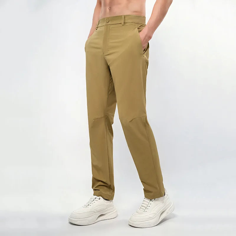 Slim Fit Athletic Lightweight Comfort Golf Trousers
