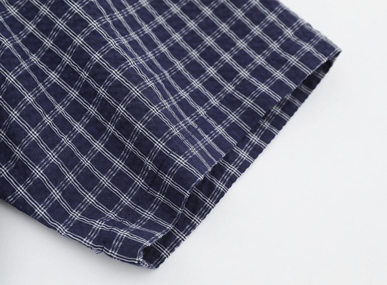 High Quality Men's Plaid T-shirts