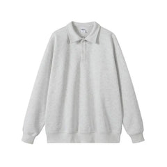 Men's High Street Fashion 350gsm Solid Color Polo