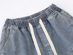 Vintage Distressed Denim Shorts