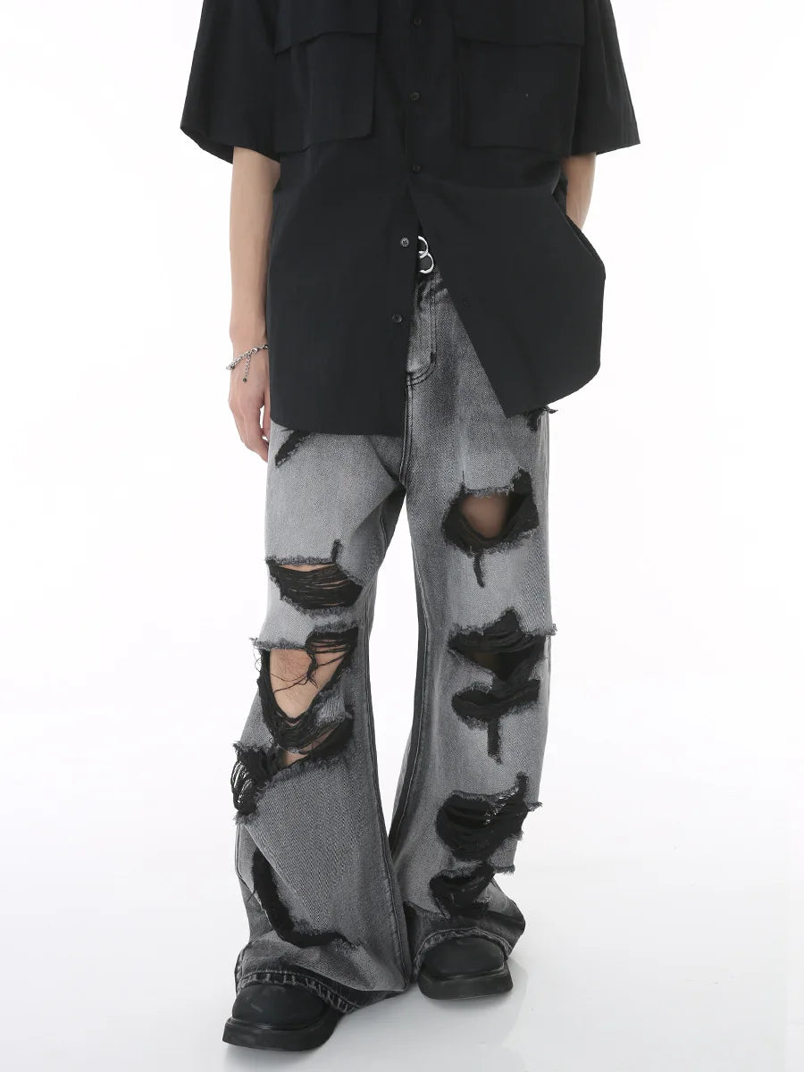 Men's Fashionable Distressed Jeans