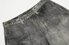 Men's Mid Waist High Street Vintage Jeans