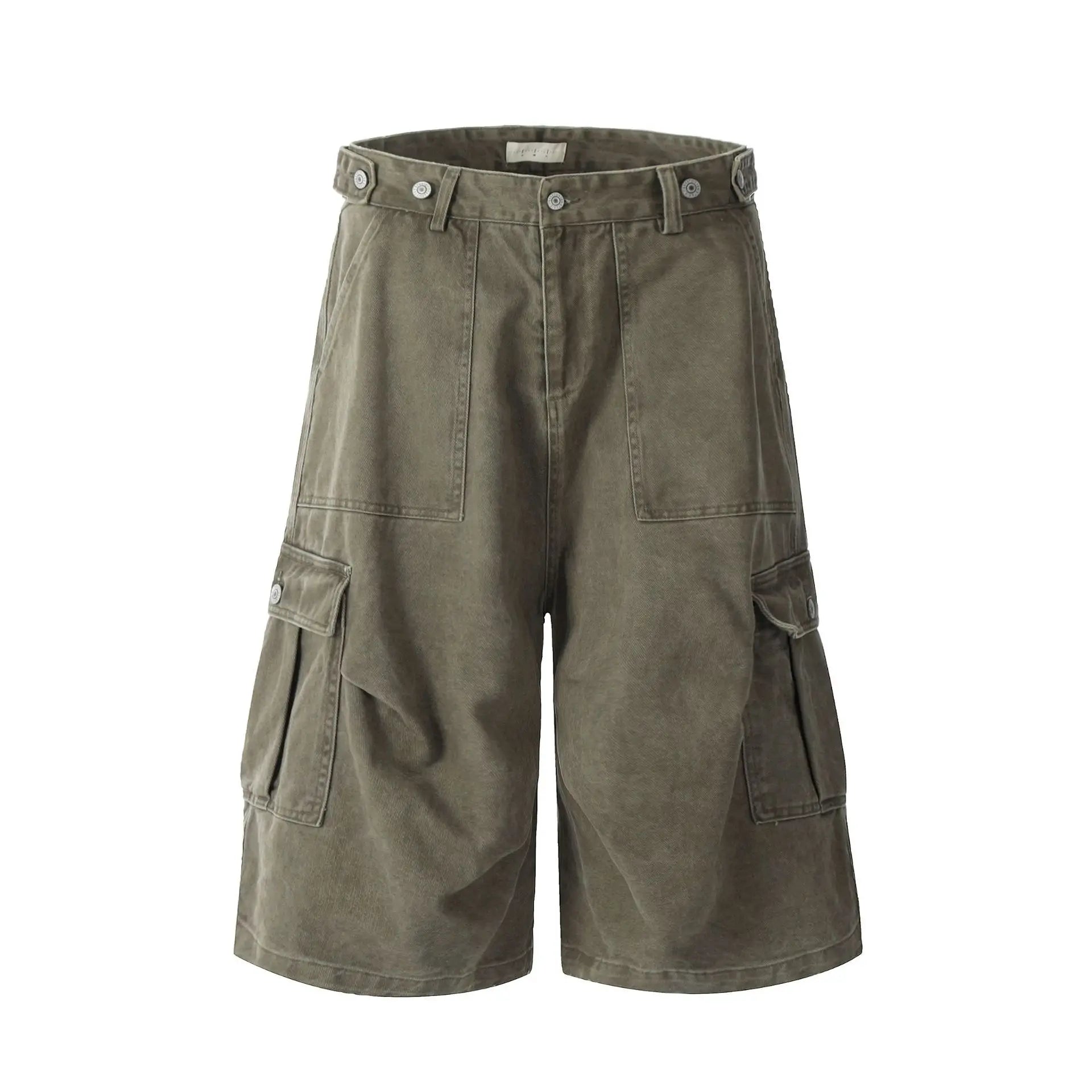 Men's Multi-Pocket Loose Fit Casual Work Shorts