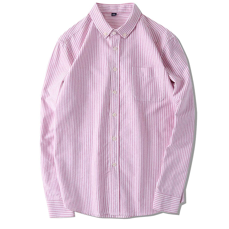 Men's 100% Cotton Striped Shirts
