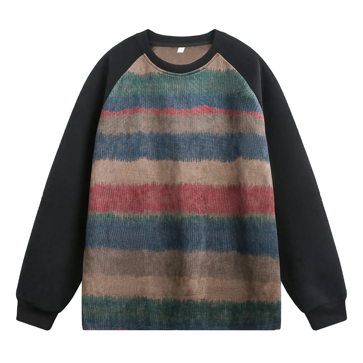 New Unisex American Retro Striped Pullover