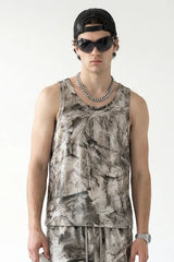 Men's Camouflage Loose Sleeveless