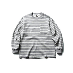 Unisex Loose Striped Long Sleeve Sweatshirts