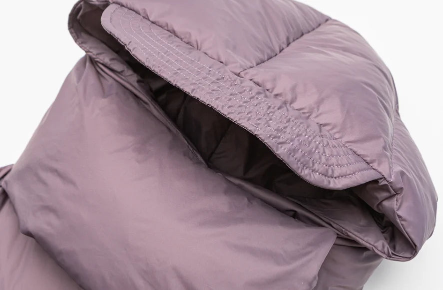 High Quality Blank Removable Hat Puff Coat