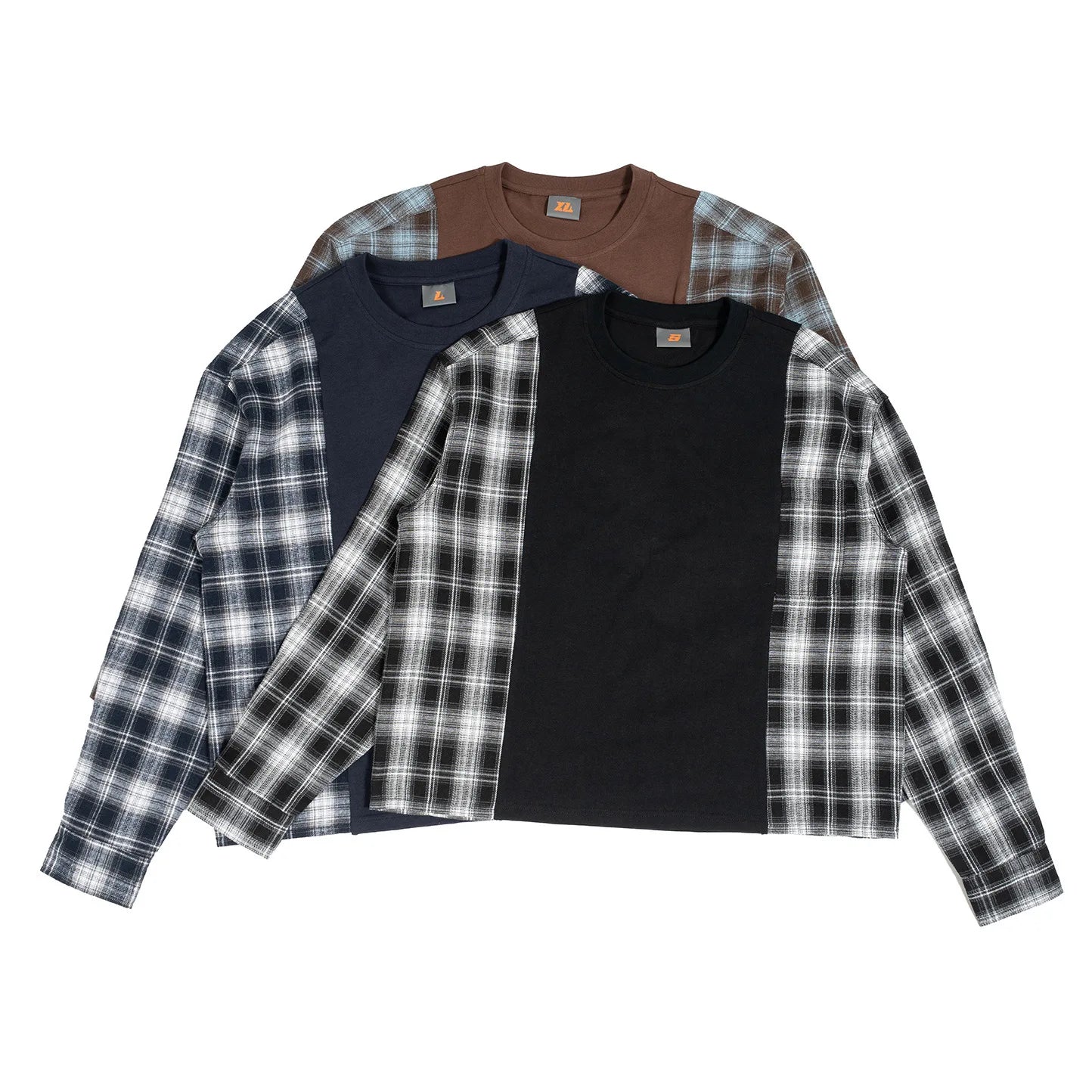 Men's Patchwork Long Sleeve Sweatshirts