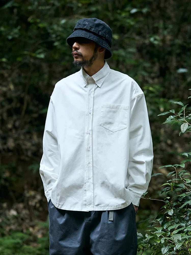 Japanese Style 100% Cotton Casual Shirts
