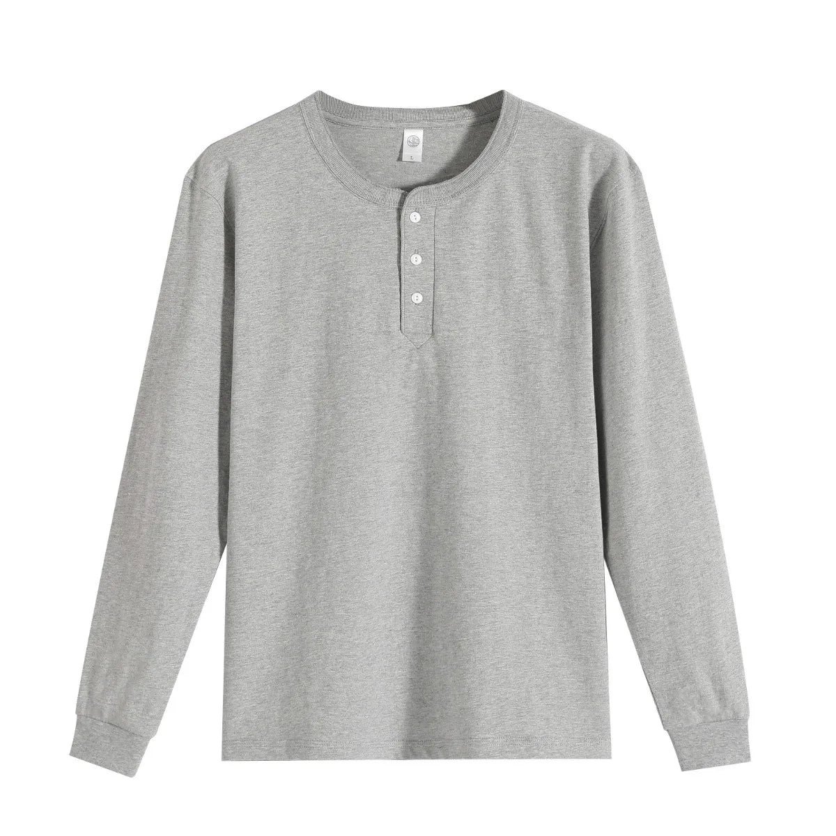 Button up 100% Cotton Henley Sweatshirts