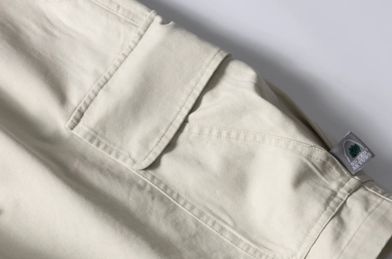 Men's Summer 100% Cotton Cargo Shorts