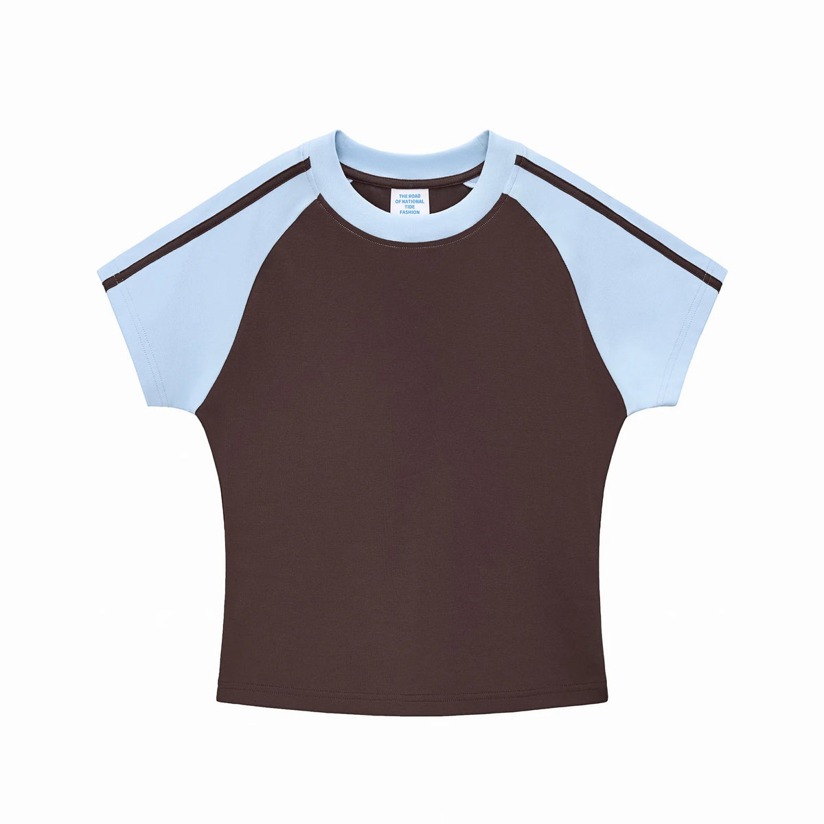 Women's Slim Fit Cotton 260gsm Cropped Sleeve Short Sleeve