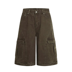 Men's 100% Cotton Cargo Shorts