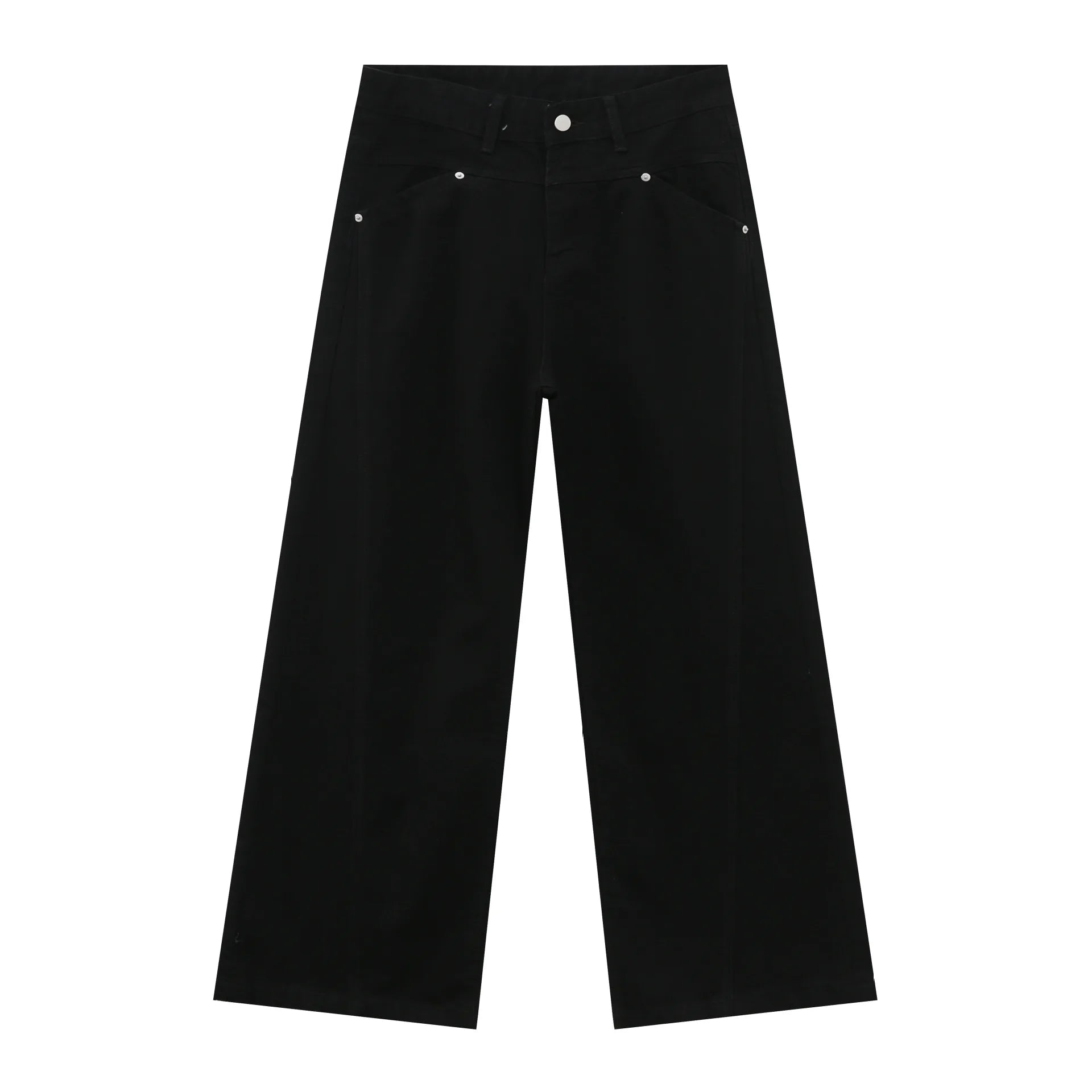 Men's Blank Wide Leg Jeans