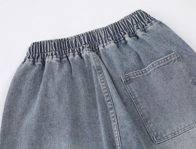 Vintage Distressed Denim Shorts