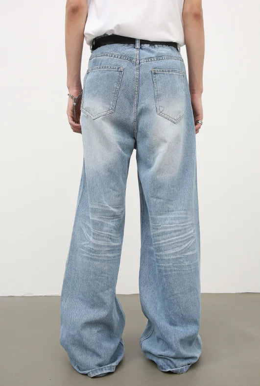 Vintage Washed Men Jeans