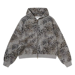400gsm 100% Cotton Double-end Zipper Hoodie