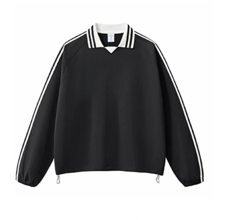 380gsm 100% Cotton Striped Line Sweatshirts