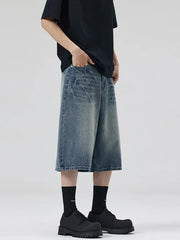 Men Fashion Causal Denim Shorts