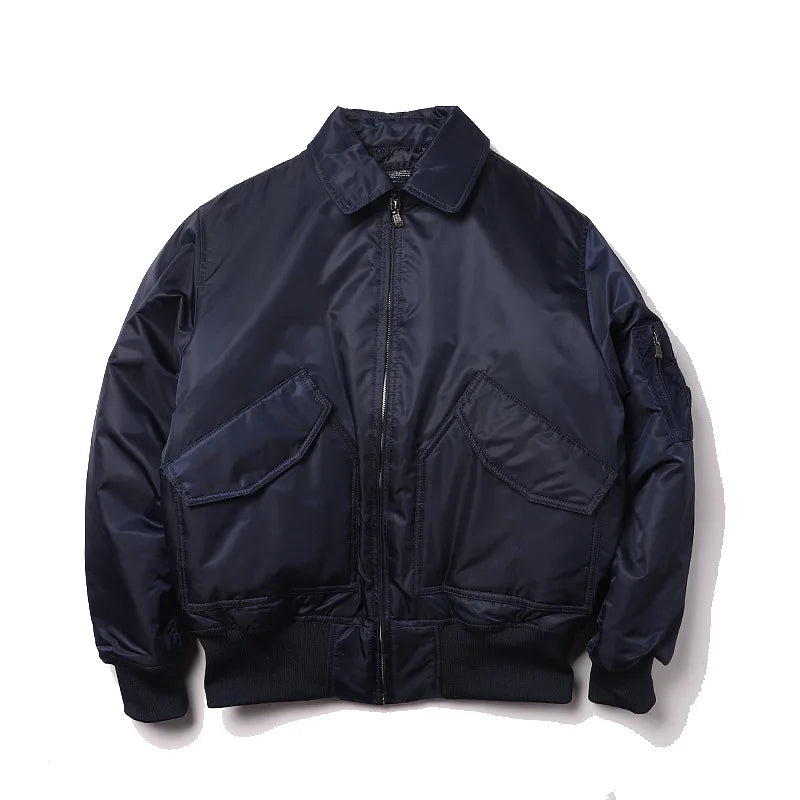 New Men Winter Padded Streetwear Bomber Jackets