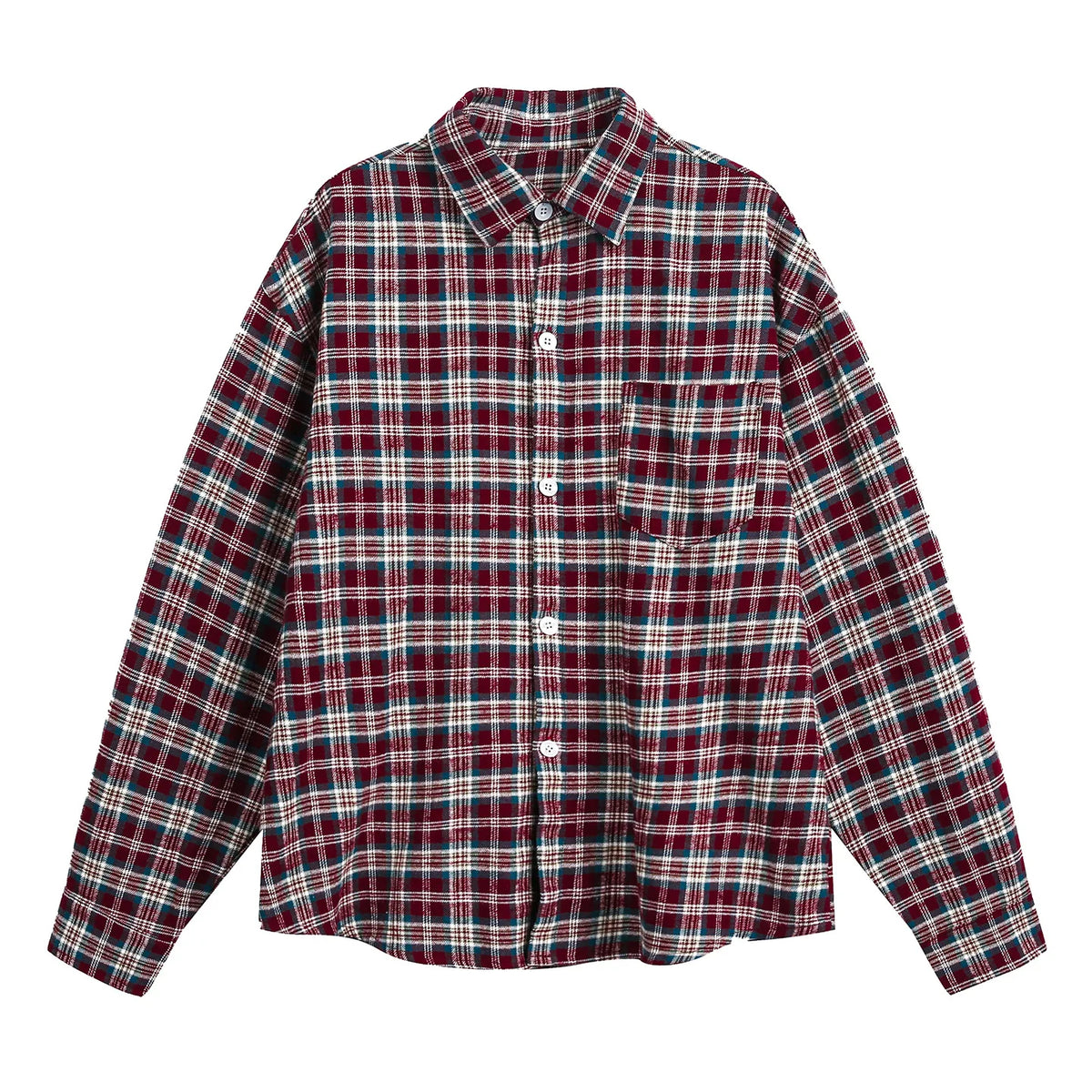Men's Plaid Shirts Long Sleeves