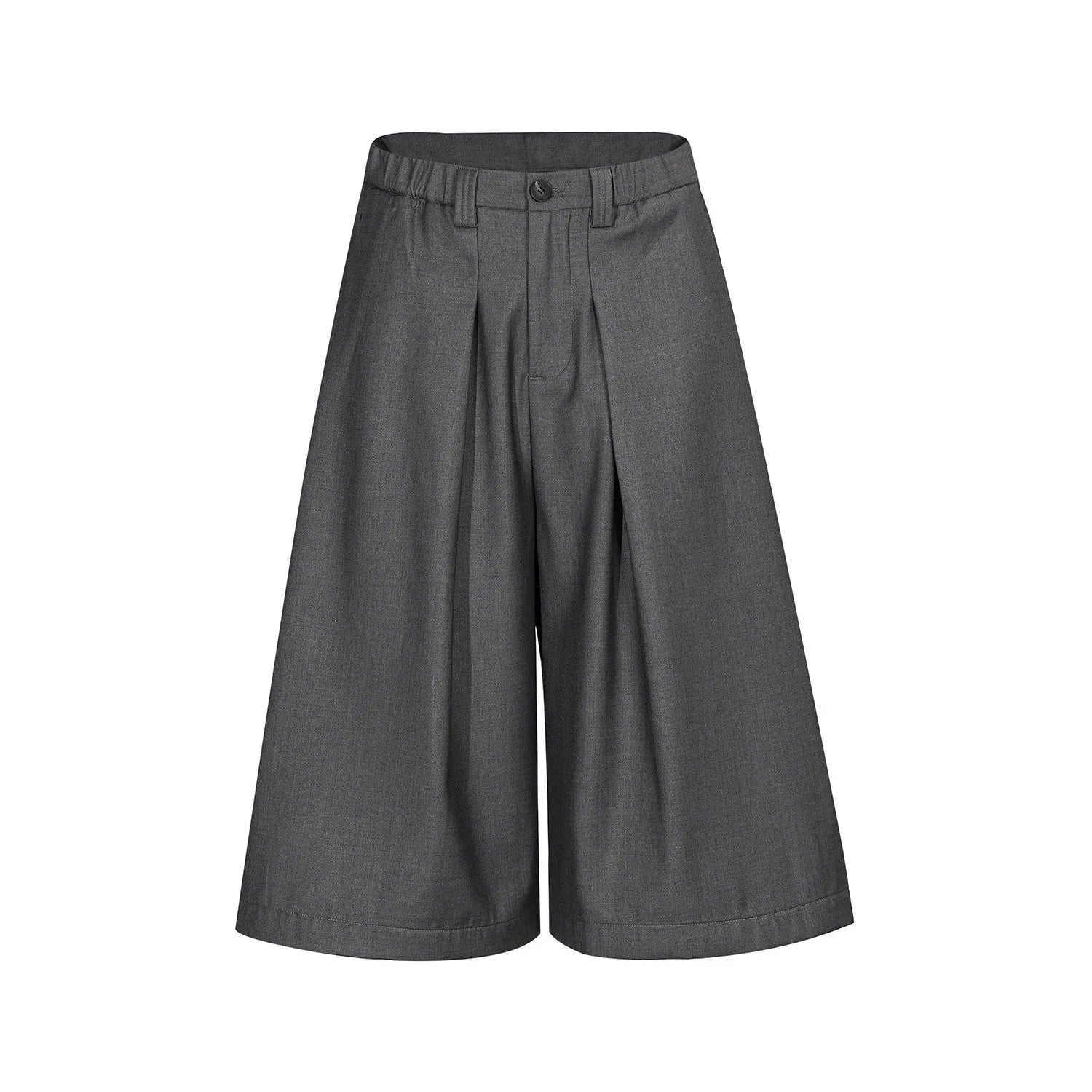 High Quality Wide Leg Pleated Bermuda Shorts