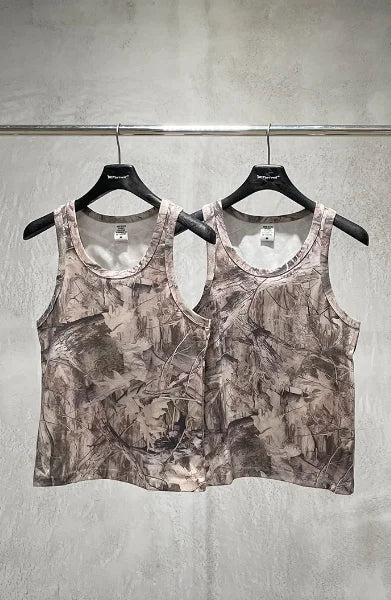 Men's Camouflage Loose Sleeveless