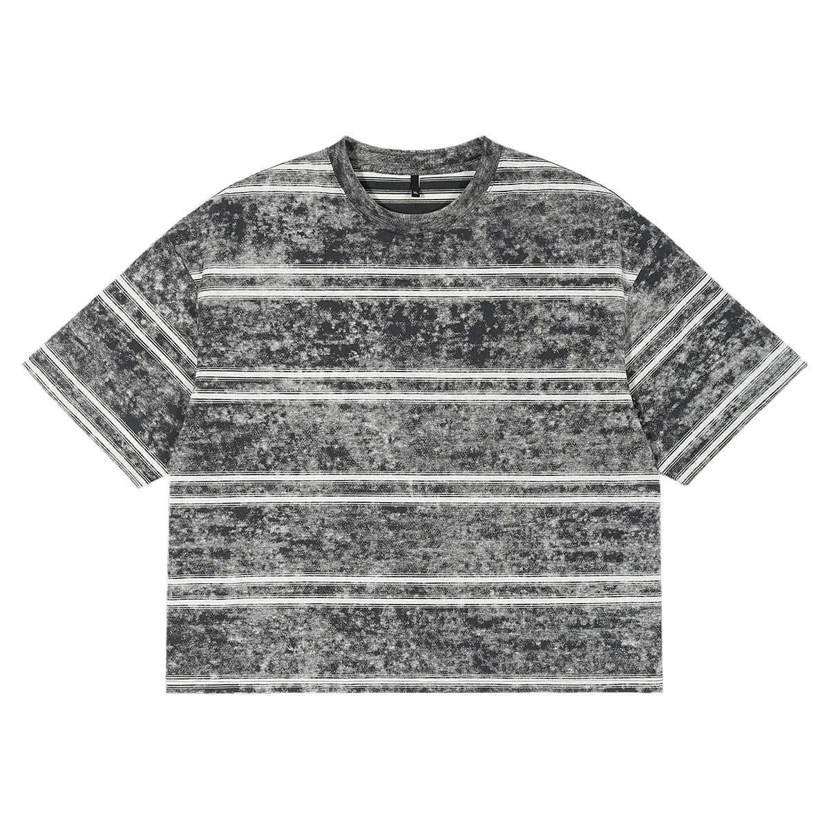 Boxy Fit Striped 260gsm Short Sleeve