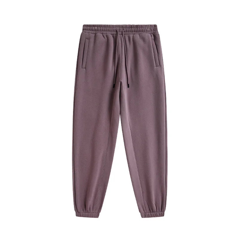 345gsm Men Pants Fleece Joggers Sports Gym Pants