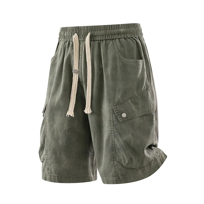 Casual Streetwear Cargo Shorts With Side Pockets