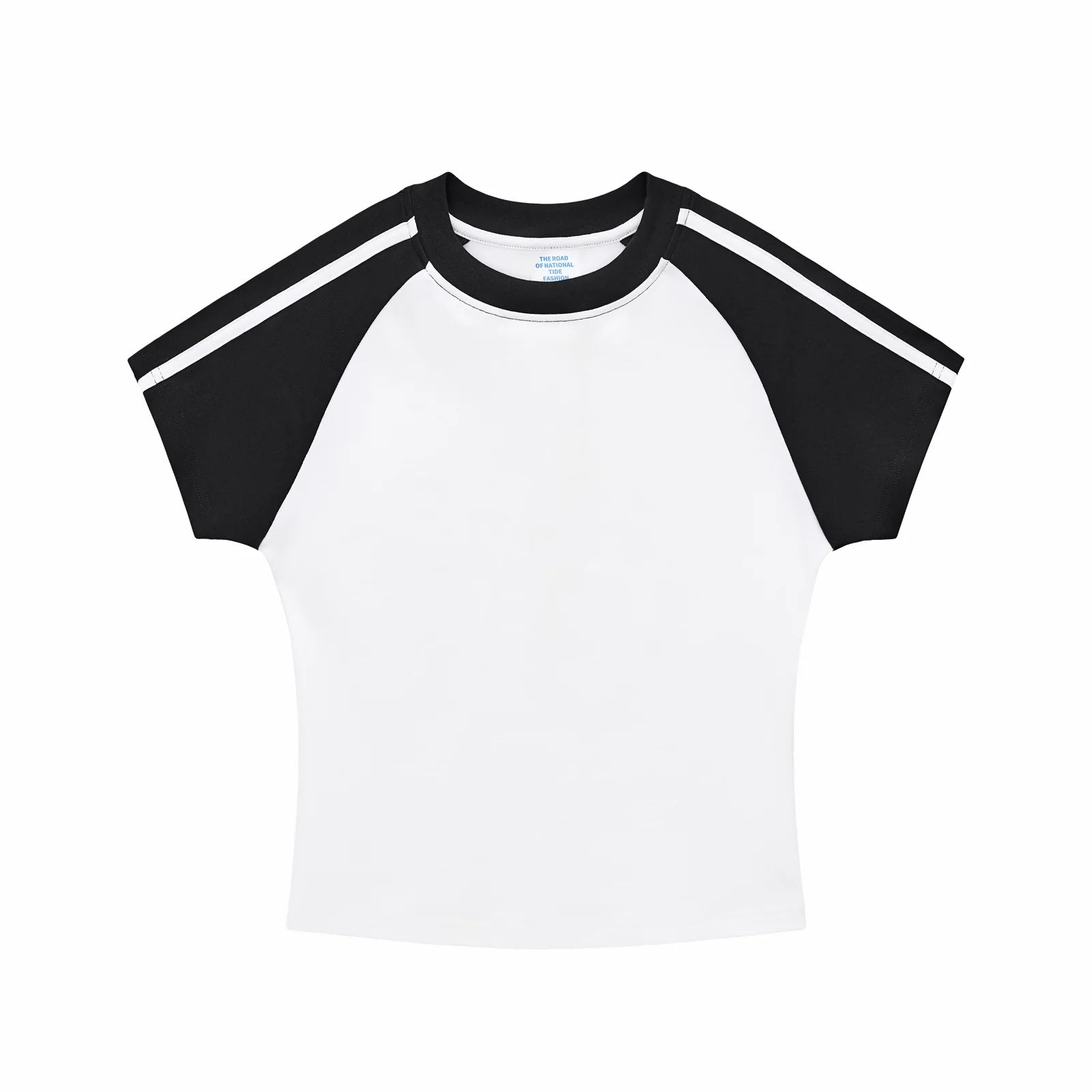 Women's Slim Fit Cotton 260gsm Cropped Sleeve Short Sleeve