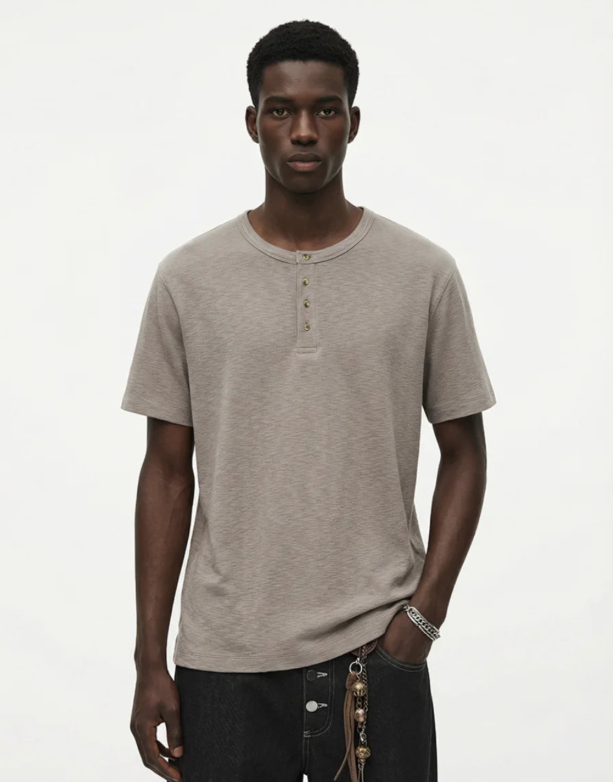 Summer Casual Henry Shirt