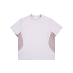 Patchwork Mesh O-neck T-shirt