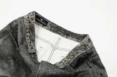 Men's Mid Waist High Street Vintage Jeans