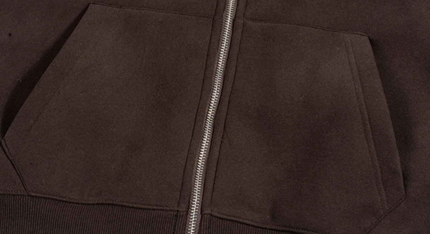 Cropped Boxy Fit Hoodie