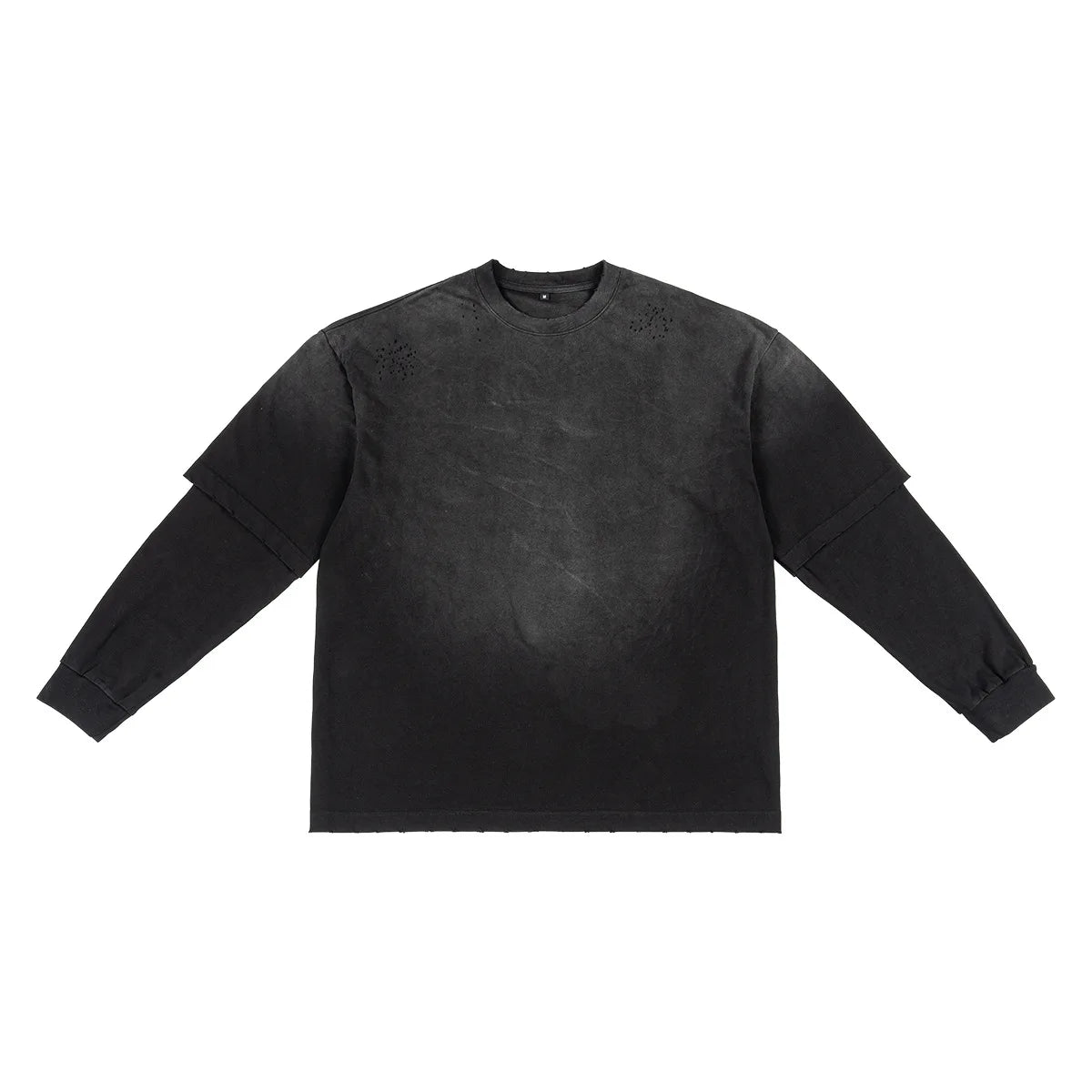 Double Layer 100% Cotton 260gsm Distressed Sweatshirts