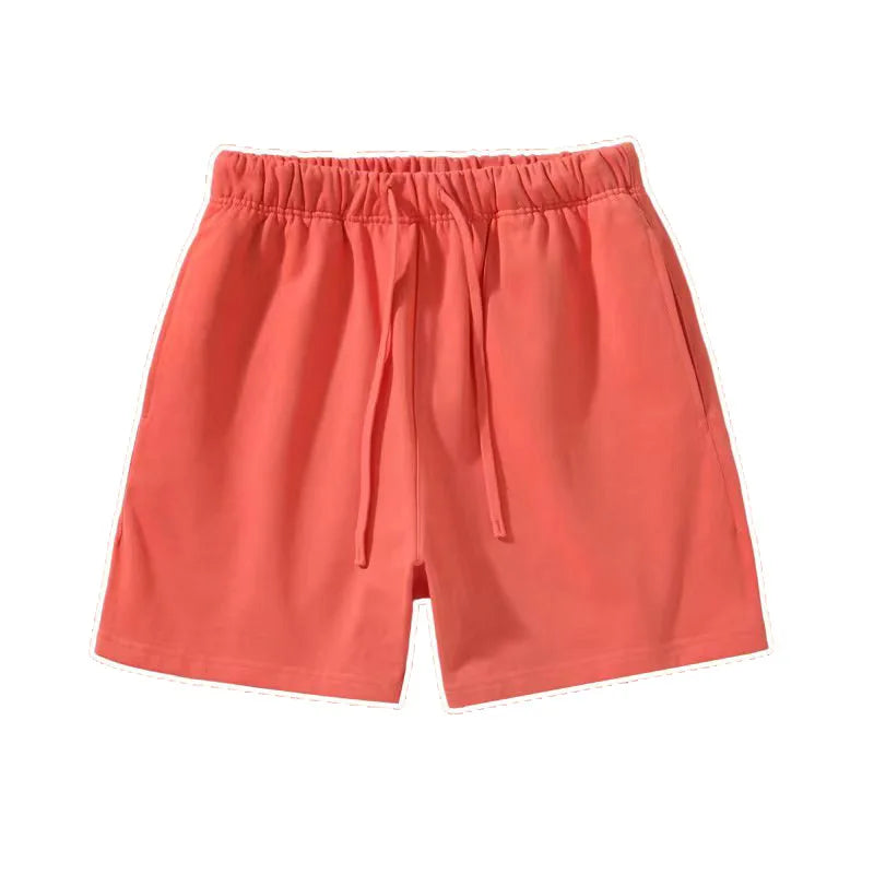Heavyweight 100% Cotton Summer Gym Sports  Shorts